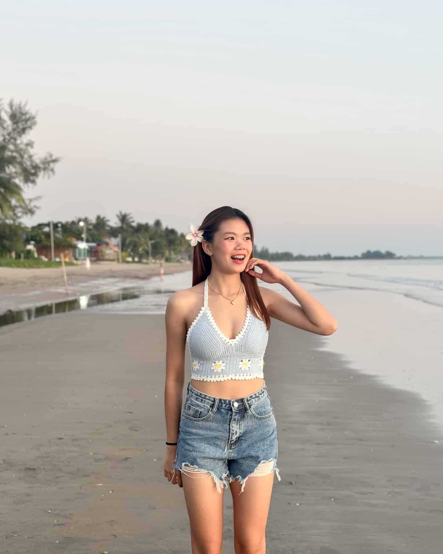 แมมมอส ฉวีวรรณ ดาว TikTok เน็ตไอดอล สาววัยใส จอมฟาดตะกร้อ 22