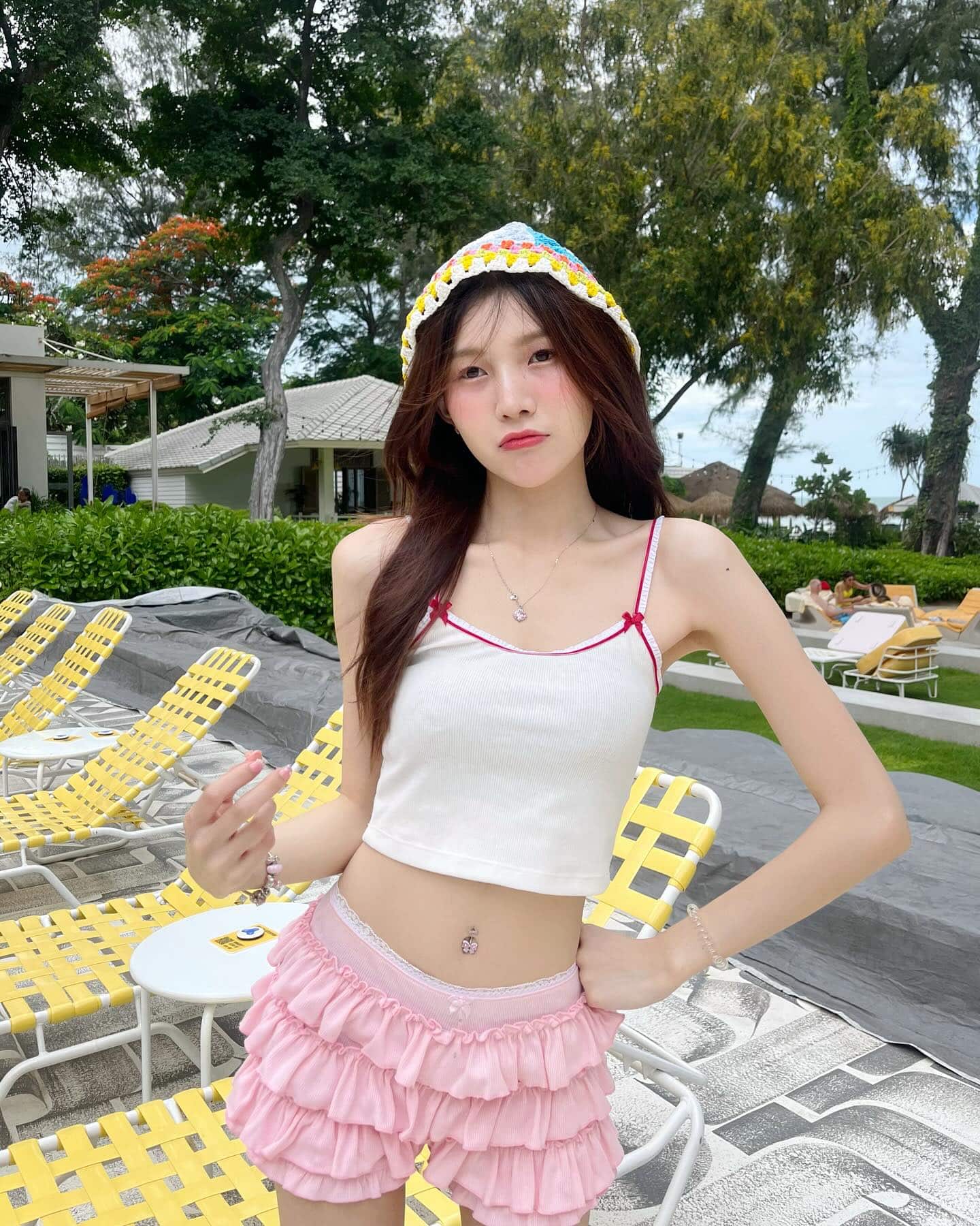 น้อง บอฟอใบเฟิน ดาว TikTok สาวสวย เอวบาง A4 หุ่นเด็ด 19