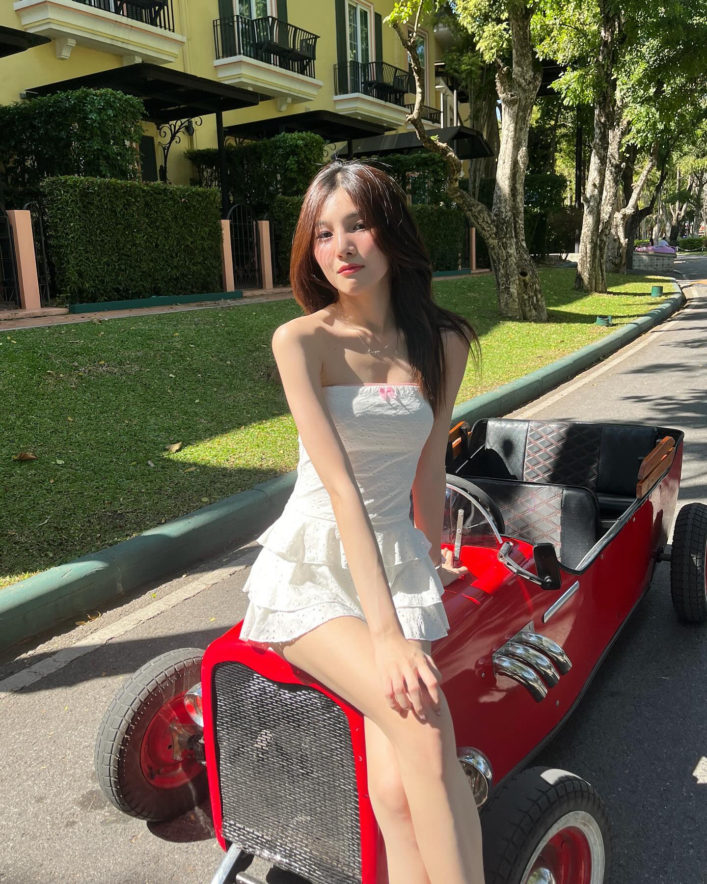 น้อง บอฟอใบเฟิน ดาว TikTok สาวสวย เอวบาง A4 หุ่นเด็ด 26
