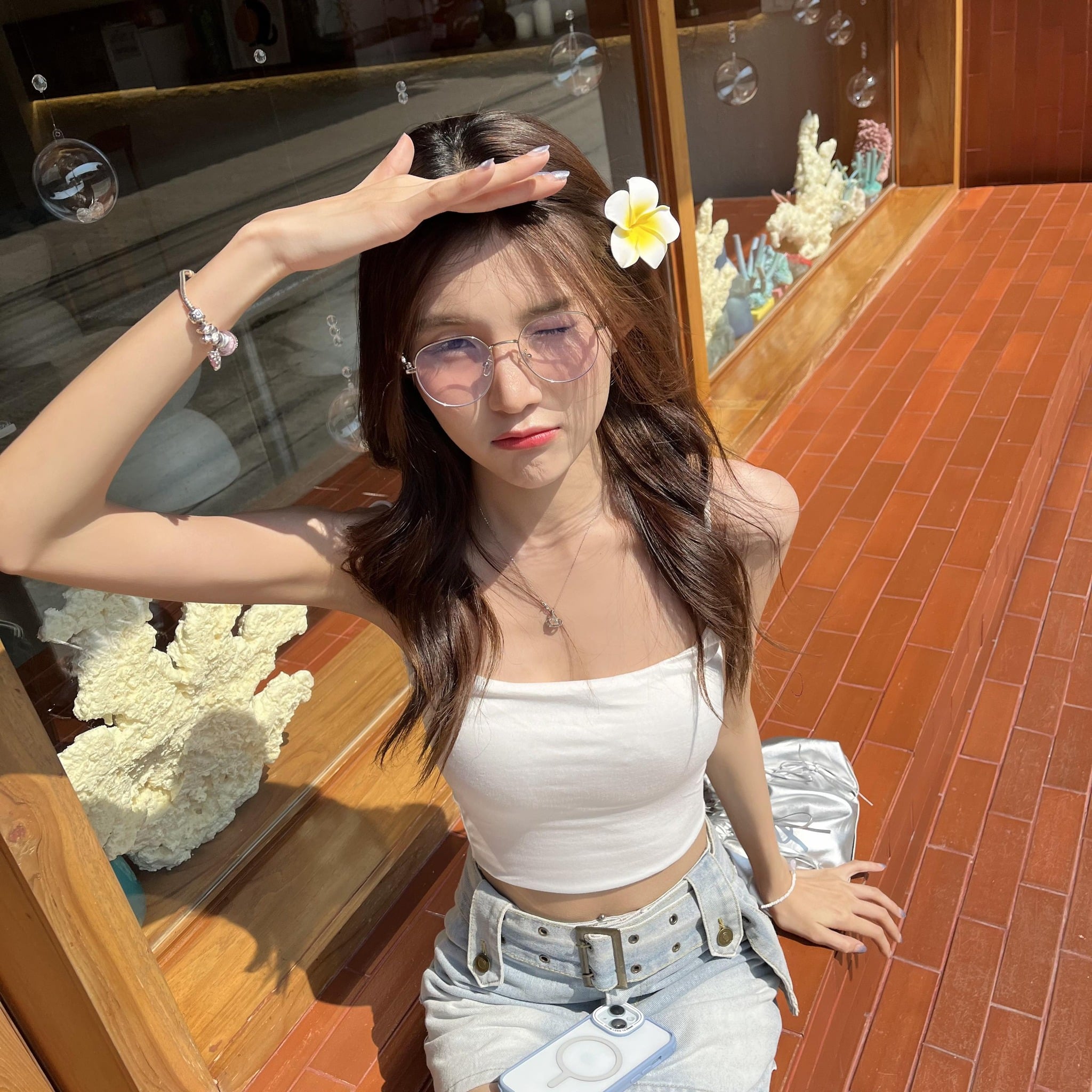 น้อง บอฟอใบเฟิน ดาว TikTok สาวสวย เอวบาง A4 หุ่นเด็ด 44