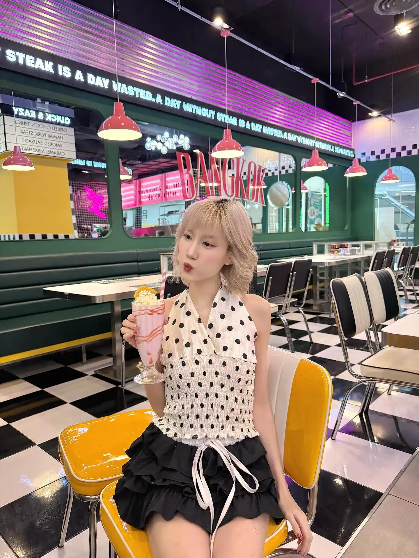 โนเบลมัทฉะลาเต้ อินฟลูเอนเซอร์ สาวสวย น่ารักสดใส รอยยิ้มหวาน 44